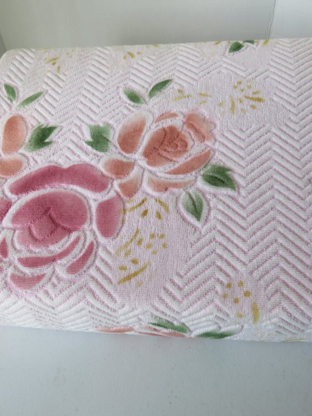 New Cotton Towel Blanket 100% Cotton Light Pink and Multicolored  150cm x 200cm